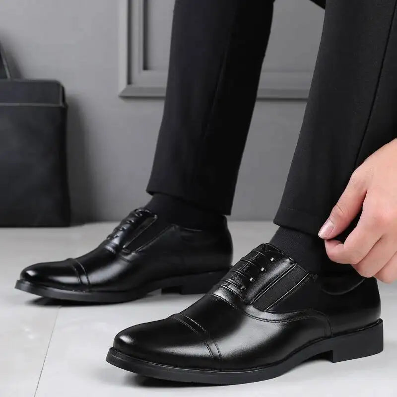 High Quality Formal Business Dress Breathable Leather Casual Italian Luxury Brand Non-Slip Men Driving Shoes
